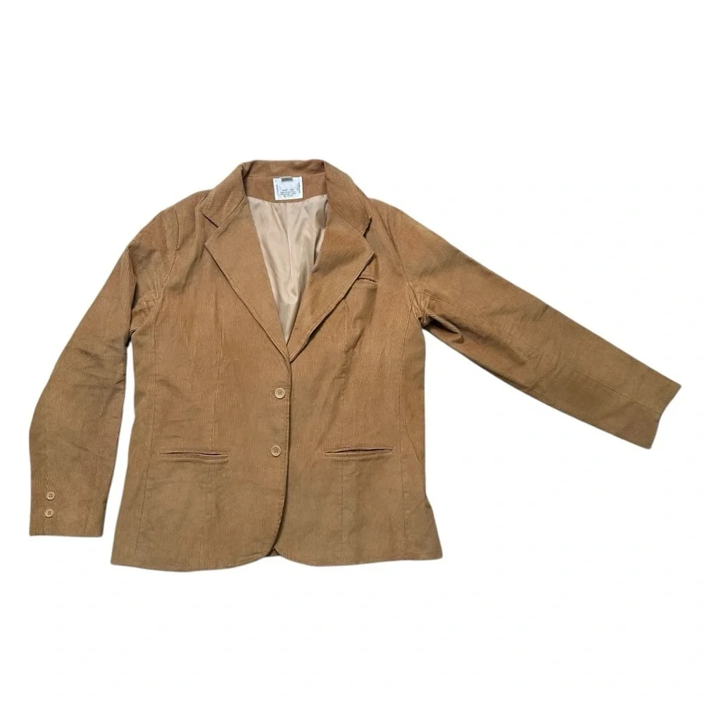 Vintage Men’s Sz 20 Hong Kong US 40R Camel Corduroy Blazer Sport Coat